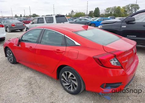 2017 Honda Civic Ex из США, поврежденный, VIN 2HGFC2F79HH546628